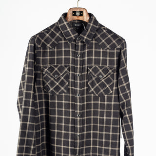 AG Black Checked Huston Western Shirt 6