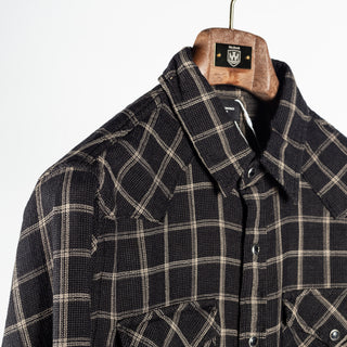 AG Black Checked Huston Western Shirt 3