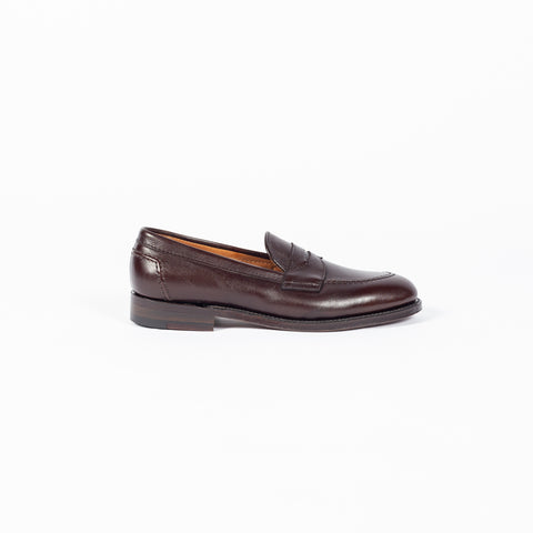 Alden 9694F Penny Loafer Flex Welt in Soft Dark Brown Calf 1
