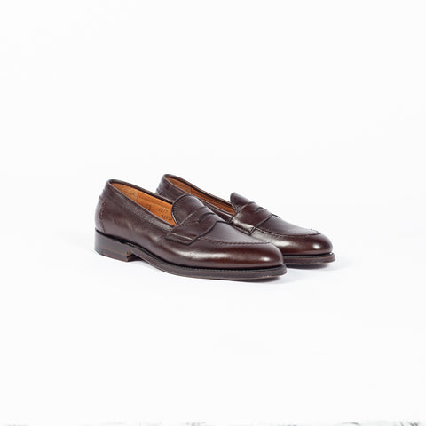 Alden 9694F Penny Loafer Flex Welt in Soft Dark Brown Calf 3