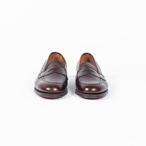 Alden 9694F Penny Loafer Flex Welt in Soft Dark Brown Calf 4