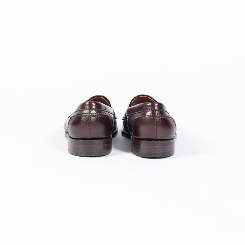 Alden 9694F Penny Loafer Flex Welt in Soft Dark Brown Calf 5