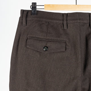 Alberto Brown Herringbone Lou 1446 Trouser 6