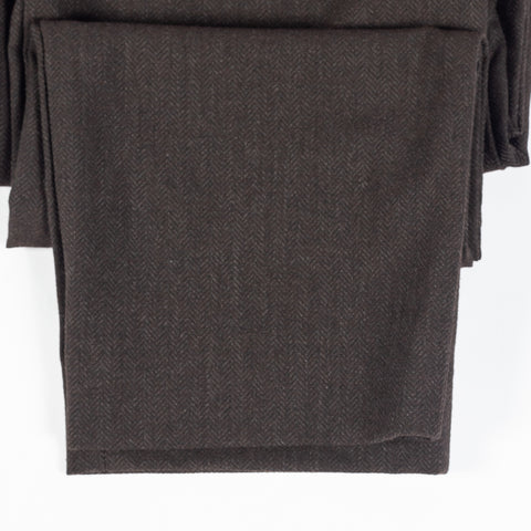 Alberto Brown Herringbone Lou 1446 Trouser 2
