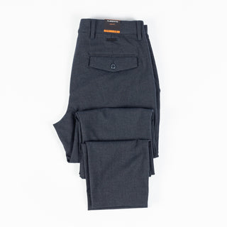 Alberto Navy Herringbone Lou 1446 Trouser 8