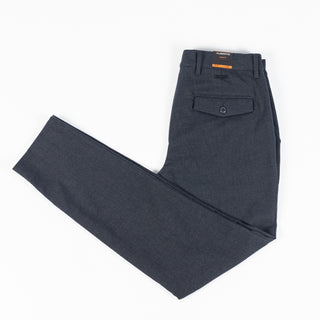 Alberto Navy Herringbone Lou 1446 Trouser 9