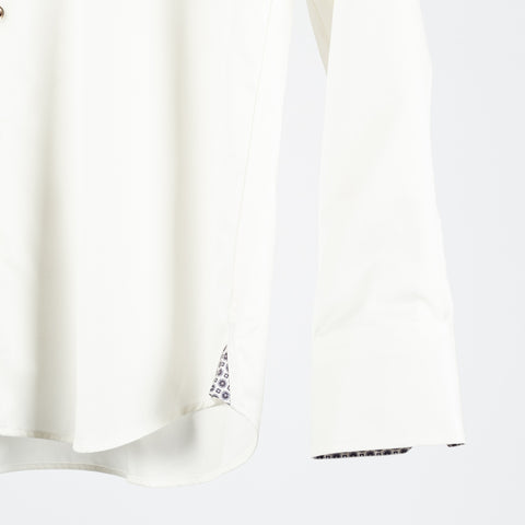 Stenstroms Champagne Twill Dress Shirt with Contrast 4