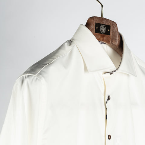 Stenstroms Champagne Twill Dress Shirt with Contrast 3