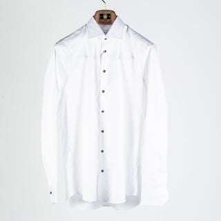 Stenstroms White Twill Dress Shirt 1