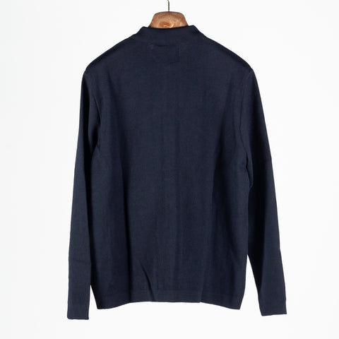 Barbour Navy Florcombe Knit Cardigan 5