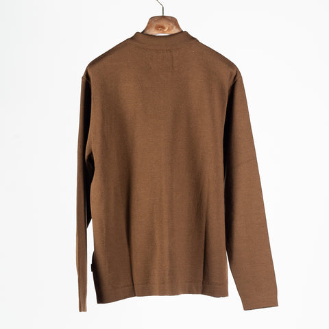 Barbour Dark Sand Florcombe Knit Cardigan 5