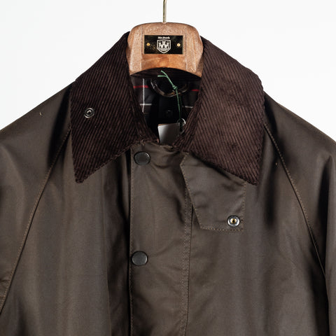 Barbour Olive Classic Beaufort Wax Jacket 7