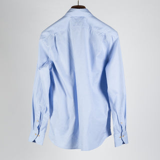 Stenstroms Light Blue Micro Check Casual Shirt - Fitted Body 5