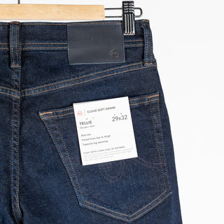 AG Tellis Modern Slim Blue Noise Denim 7