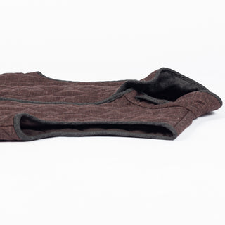 Waterville Brown Textured Theo Quilted Vest 7
