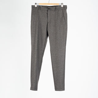 Joop Charcoal Micro Check Shank Pant 1