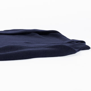 Gran Sasso Navy Merino Half-Zip Sweater 8
