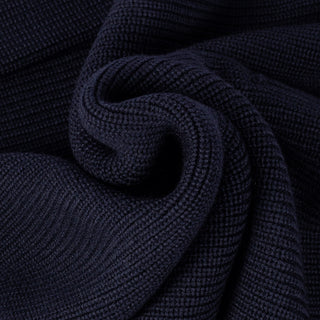 Gran Sasso Navy Merino Half-Zip Sweater 2