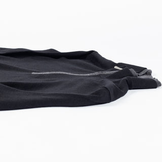 Gran Sasso Black Mock-Zip Wool Pullover 8