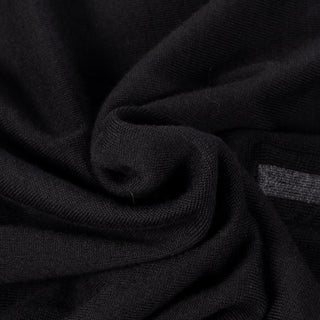 Gran Sasso Black Mock-Zip Wool Pullover 2