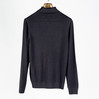 Gran Sasso Anthracite Double-Thread Merino Turtleneck 5