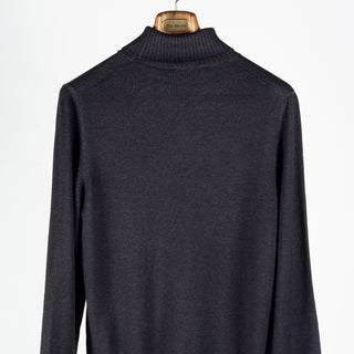 Gran Sasso Anthracite Double-Thread Merino Turtleneck 6