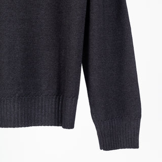 Gran Sasso Anthracite Double-Thread Merino Turtleneck 4