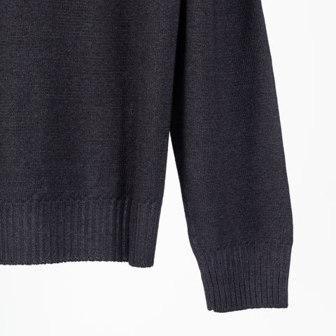 Gran Sasso Anthracite Double-Thread Merino Turtleneck 4