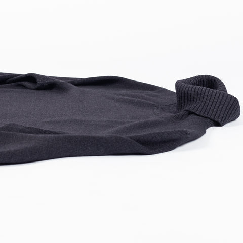 Gran Sasso Anthracite Double-Thread Merino Turtleneck 8