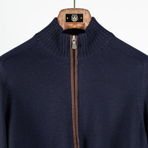 Gran Sasso Navy Crewneck Sweater 7