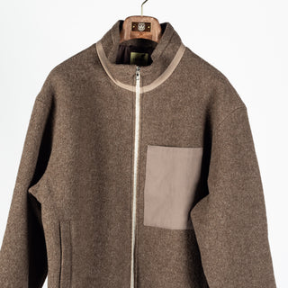 De Bonne Facture Ash Brown Bookstore Jacket Boiled Wool 6
