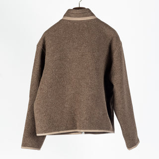 De Bonne Facture Ash Brown Bookstore Jacket Boiled Wool 5