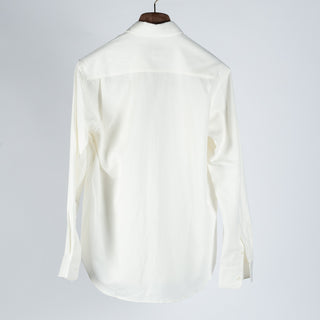 De Bonne Facture White Artist Shirt Cotton & Hemp Gabardine 9