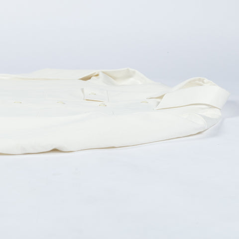 De Bonne Facture White Artist Shirt Cotton & Hemp Gabardine 12
