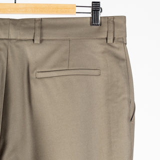 De Bonne Facture Vert-de-Gris One Pleat Trousers Super 130's Merino 11