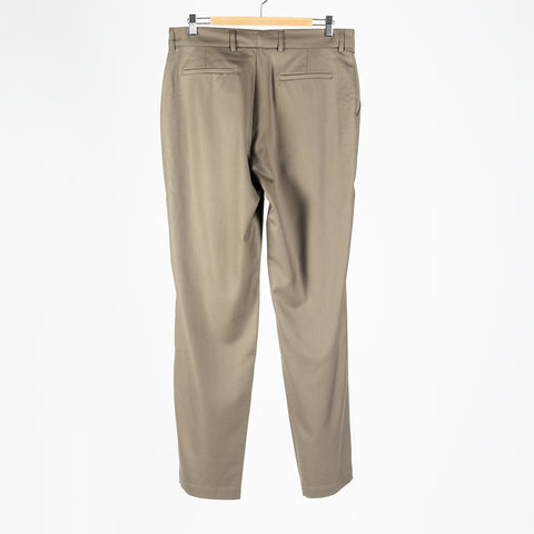 De Bonne Facture Vert-de-Gris One Pleat Trousers Super 130's Merino 9