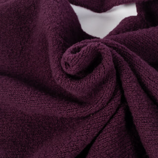 De Bonne Facture Plum Crew Neck Jumper Soft Boucle Wool 6