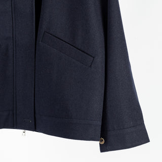 De Bonne Facture Navy Driver's Jacket Water Repellent Wool 4