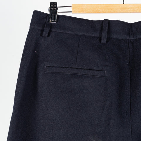 De Bonne Facture Navy Balloon Trousers Water Repellent Wool 6