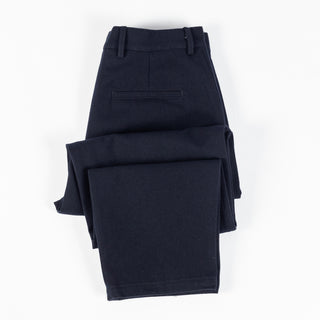 De Bonne Facture Navy Balloon Trousers Water Repellent Wool 8