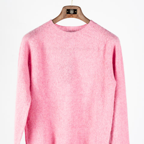 Harley of Scotland Sakura Shaggy Crew Neck Sweater 6