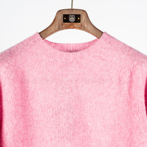 Harley of Scotland Sakura Shaggy Crew Neck Sweater 7