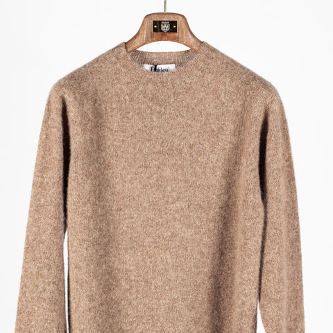 Harley of Scotland Tundra Shaggy Crew Neck Sweater 6