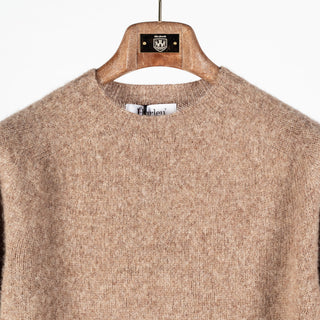 Harley of Scotland Tundra Shaggy Crew Neck Sweater 7