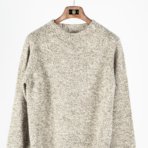 Harley of Scotland Herdwick Saddle Shoulder Crew Neck Sweater 5
