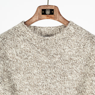 Harley of Scotland Herdwick Saddle Shoulder Crew Neck Sweater 6