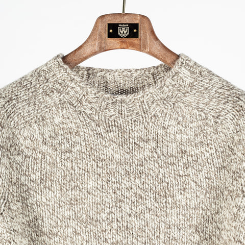 Harley of Scotland Herdwick Saddle Shoulder Crew Neck Sweater 6