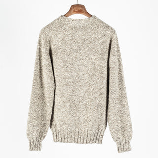 Harley of Scotland Herdwick Saddle Shoulder Crew Neck Sweater 4