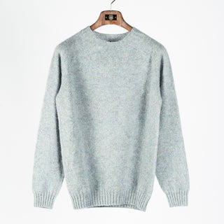 Harley of Scotland Seaglass Shaggy Crew Neck Sweater 1