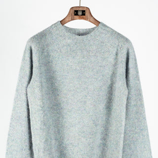 Harley of Scotland Seaglass Shaggy Crew Neck Sweater 6